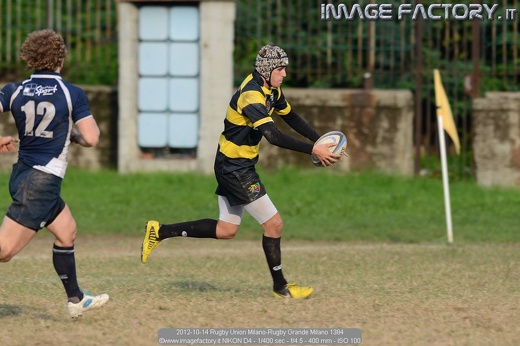 2012-10-14 Rugby Union Milano-Rugby Grande Milano 1384